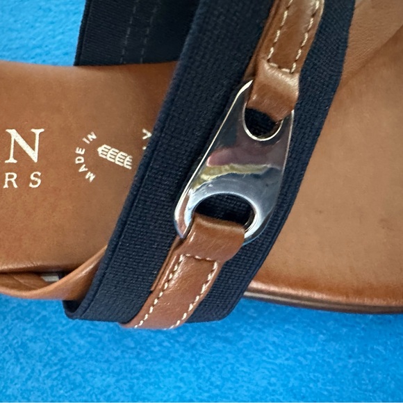 Italian Shoemakers Brown and Navy blue Women's Sandals - Picture 10 of 11